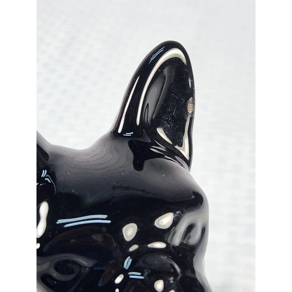 French Bulldog Frenchie dog black shiny 8